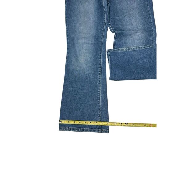 Levi's 513 Bootcut Stretch Denim Jeans Medium Wash Mid Rise Women's Size 30 x 30 - Picture 11 of 13